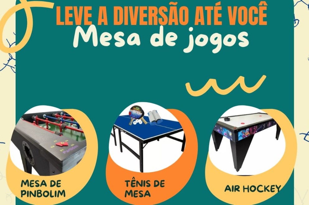 mesa de jogos para eventos em geral